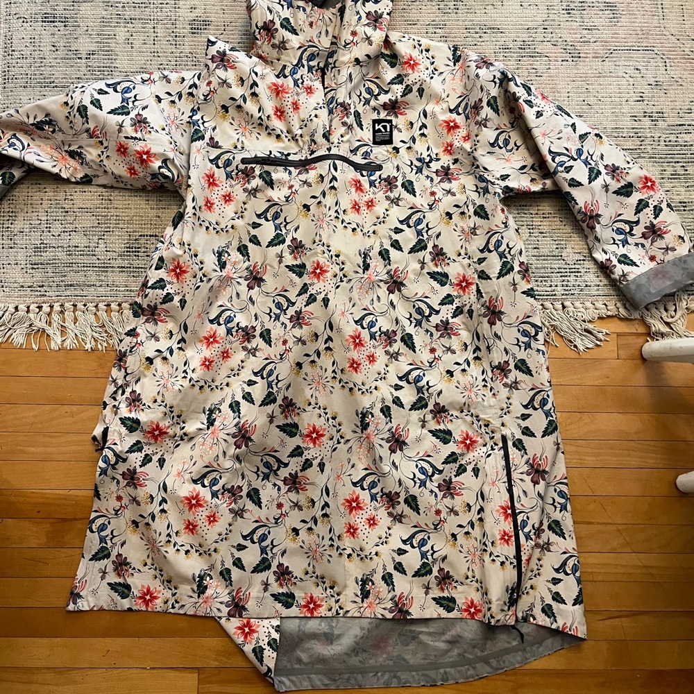 SOLD! Not available **Kari Traa Floral Raincoat “